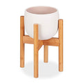 Jolof Store Bamboo Plant Stand – Adjustable Indoor Flower Pot Support