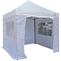 All Seasons Gazebos 2.5x2.5m Waterproof Pop Up Gazebo with Sides - White