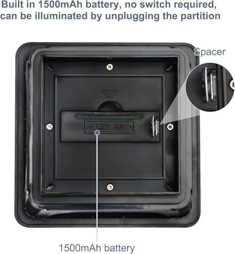 GEYUEYA Solar Post Lights | Warm White IP65 Waterproof Fence Caps - 4 Pack