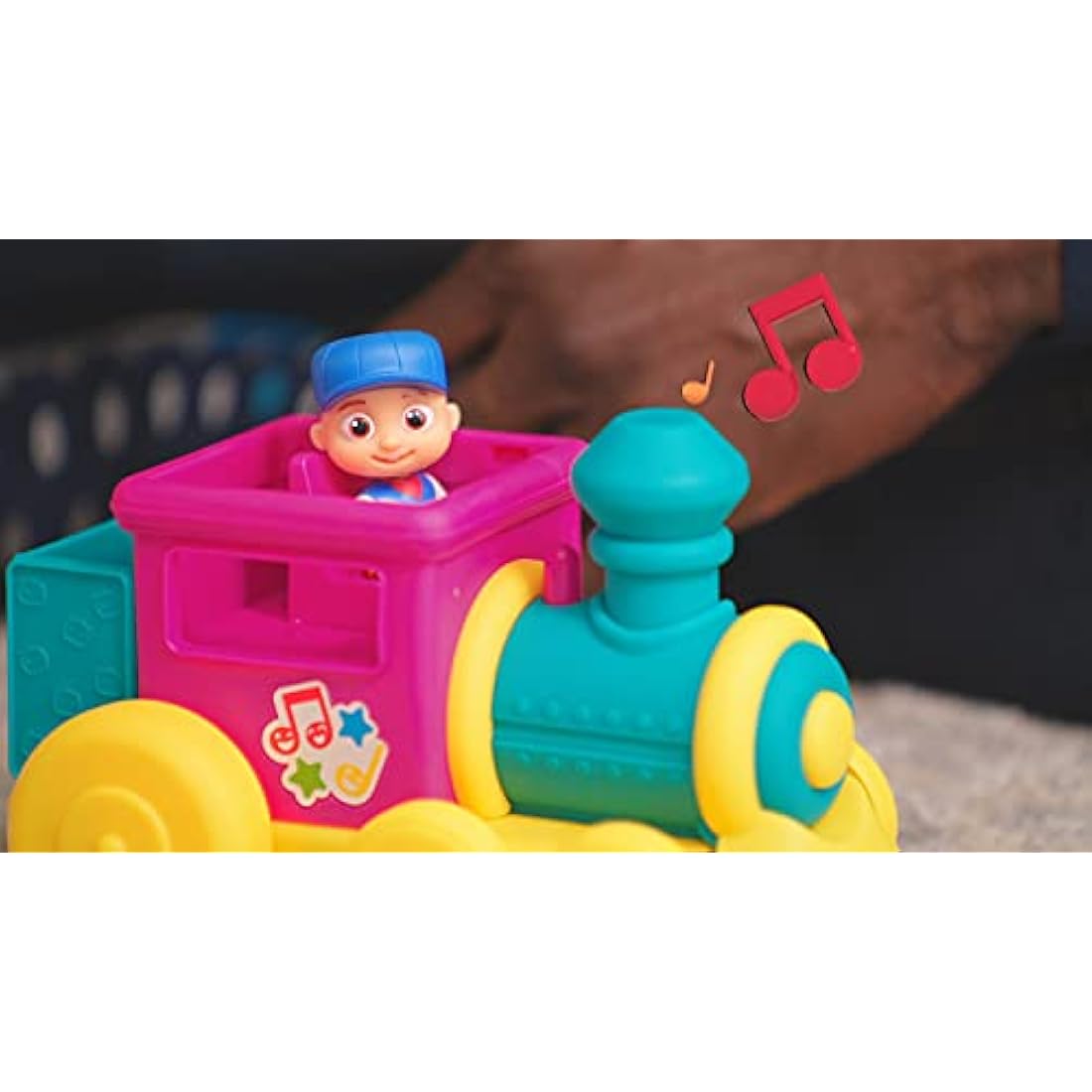 CoComelon Musical Train Toy with Exclusive Conductor JJ Figure
