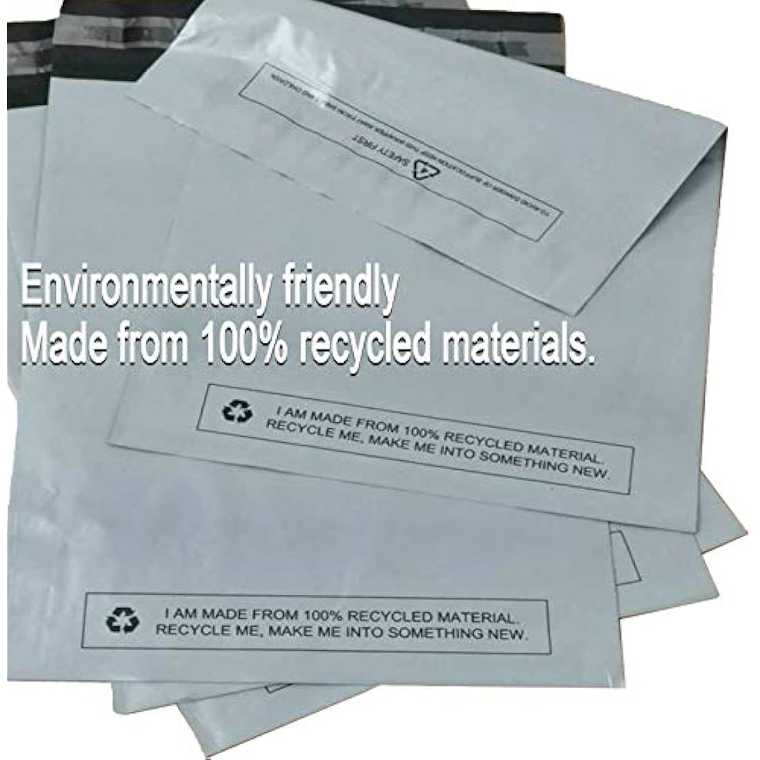 Grey Mailing Bags | 17x22" Recyclable Self-Seal Polythene