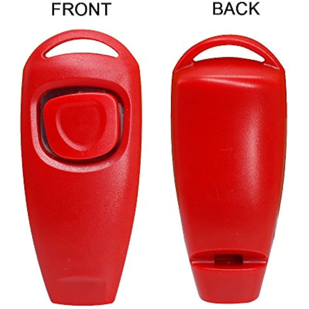 Symphonyw 2-in-1 Dog Training Clicker and Whistle with Wrist Strap, 4PCS