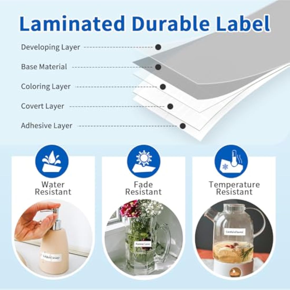 Upwinning TZe-231 Label Tape 12mm Compatible with Brother P-Touch | 3-Pack