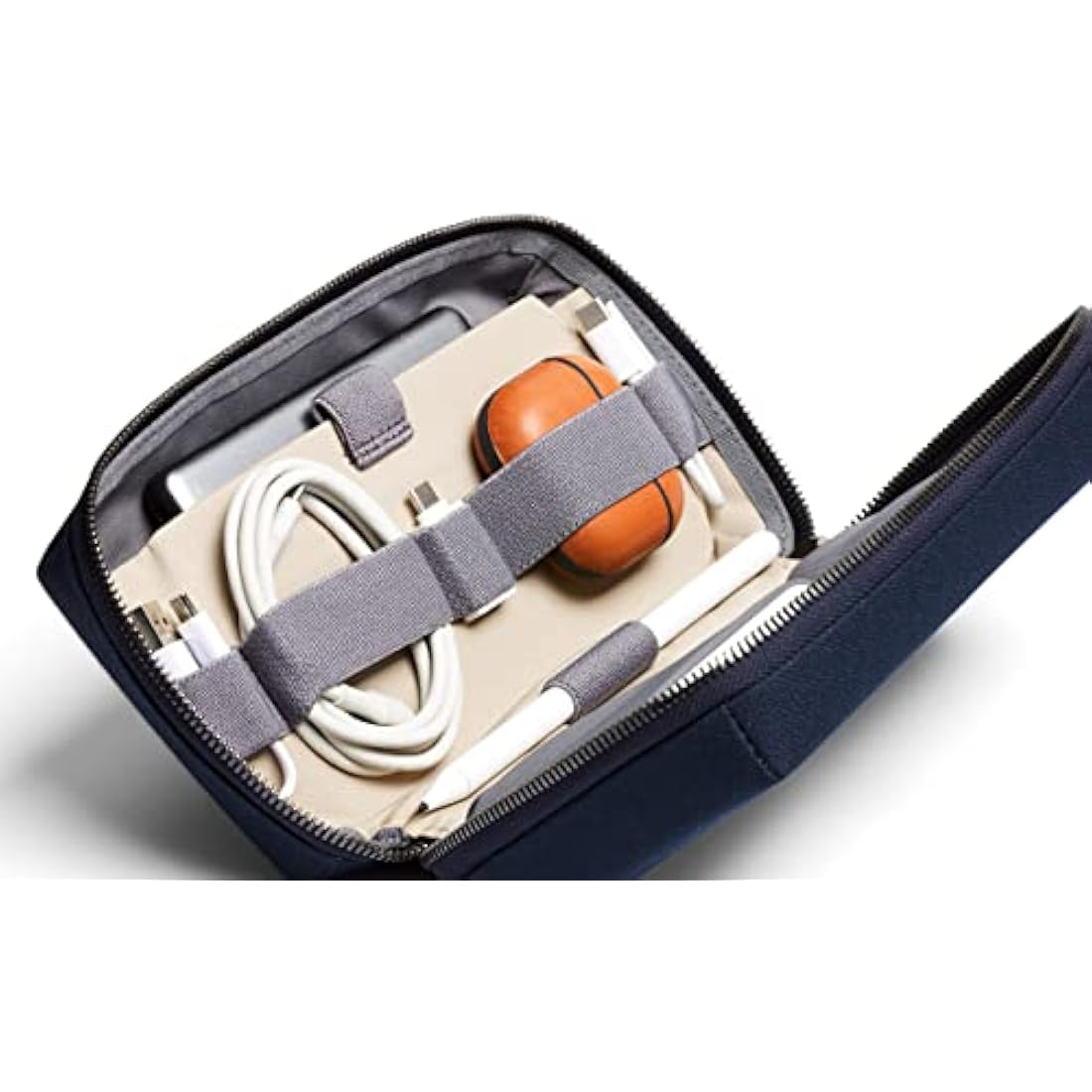 Bellroy Tech Kit – Recycled Water-Resistant Tech Organizer Pouch in Navy