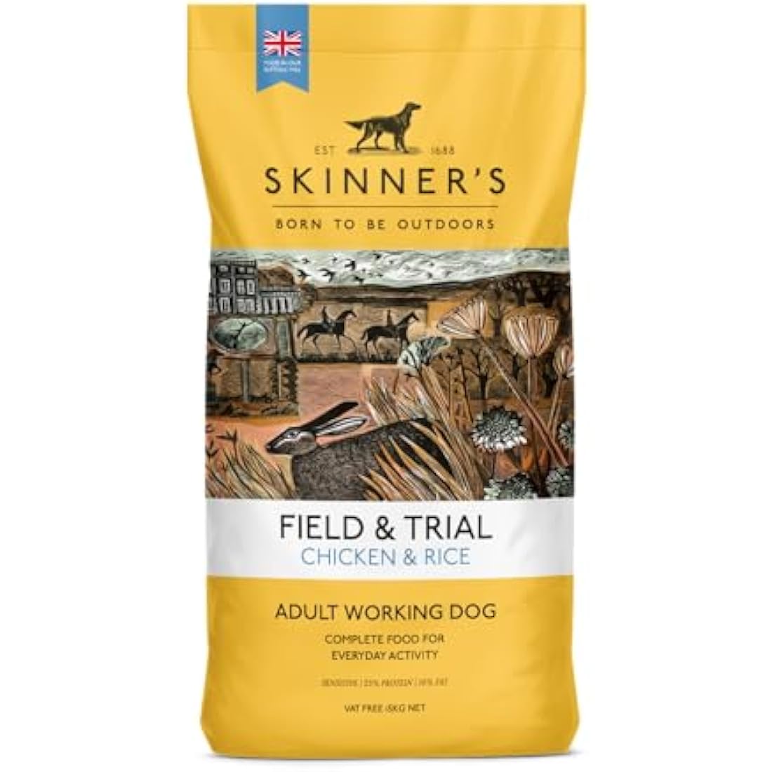 Skinner’s Field & Trial Chicken & Rice Dry Dog Food - Sensitive, 15kg