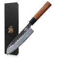 MITSUMOTO SAKARI 7" Hand Forged Santoku Knife - High Carbon Steel