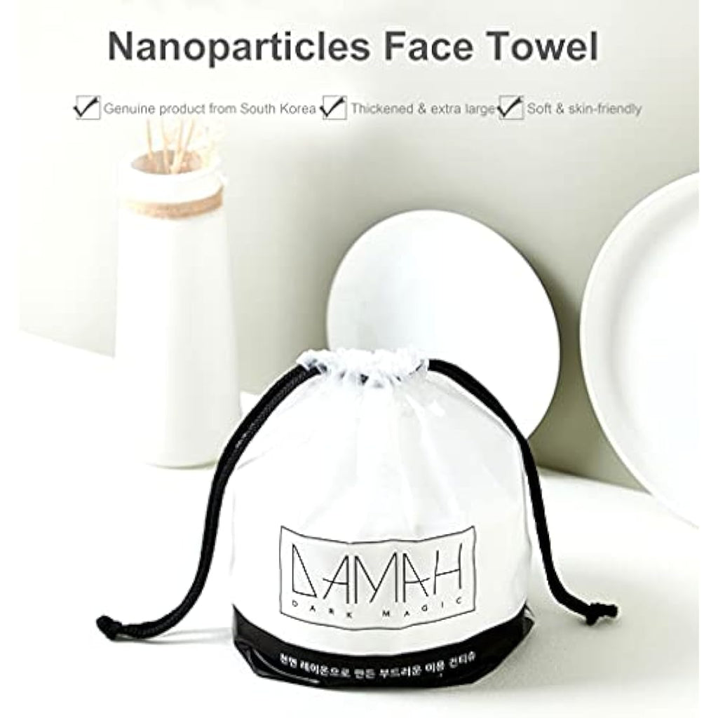 100% Cotton Disposable Face Towels for Sensitive Skin (3 Rolls)
