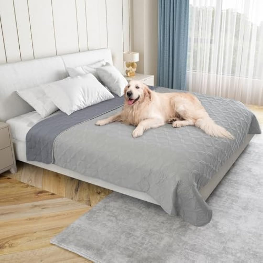 Pick For Life Waterproof Dog Blanket - Reversible Washable Pet Throw
