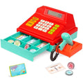 Battat Toy Cash Register with Scanner – 49-Piece Pretend Play Set
