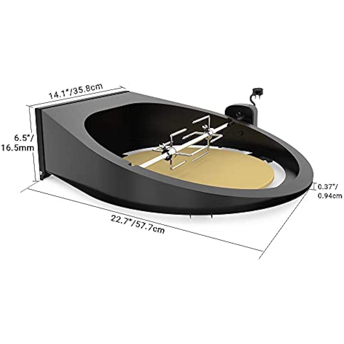 Onlyfire Rotisserie and Pizza Oven Kit for Kamado Joe & Pit Boss 22
