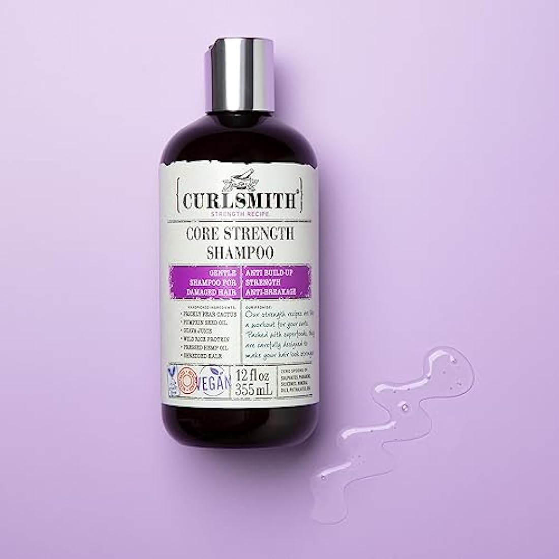 Curlsmith Core Strength Shampoo – Protein-Rich Strengthening Wash (947ml)
