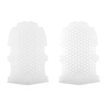 LNQ LUNIQI Silicone Bath Gloves – 1 Pair Exfoliating Body Shower Mitts, White