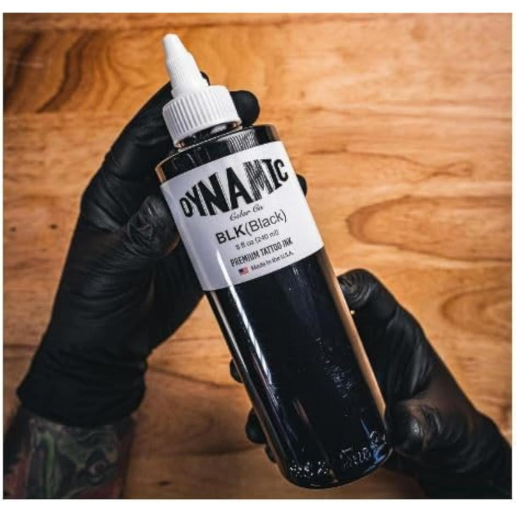 Dynamic Color Co. Tattoo Ink - 8oz (240ml) for Lining and Shading