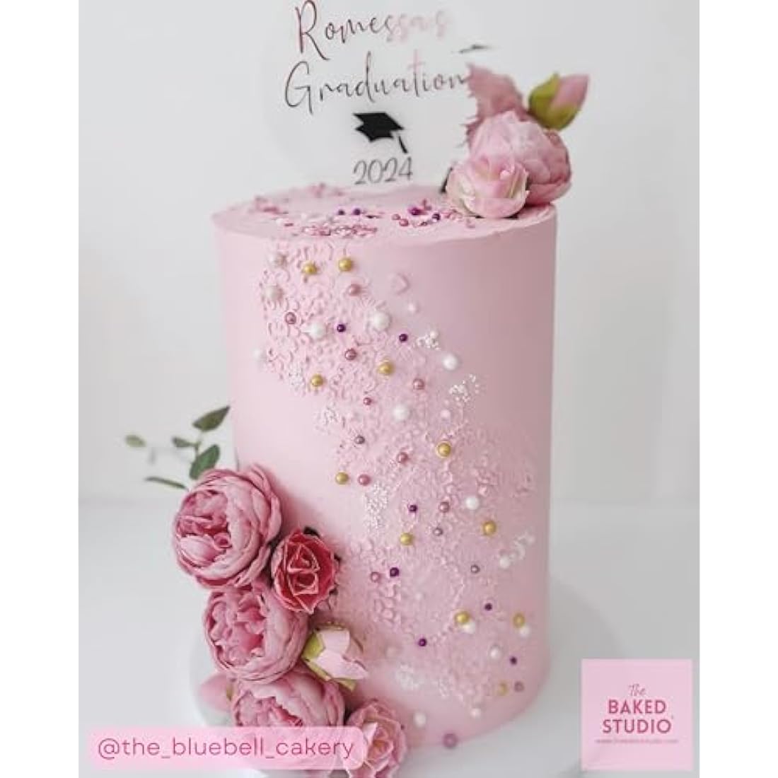 – Silk Peony and Tea Rose Artificial Bouquet, Pink, 9 Heads