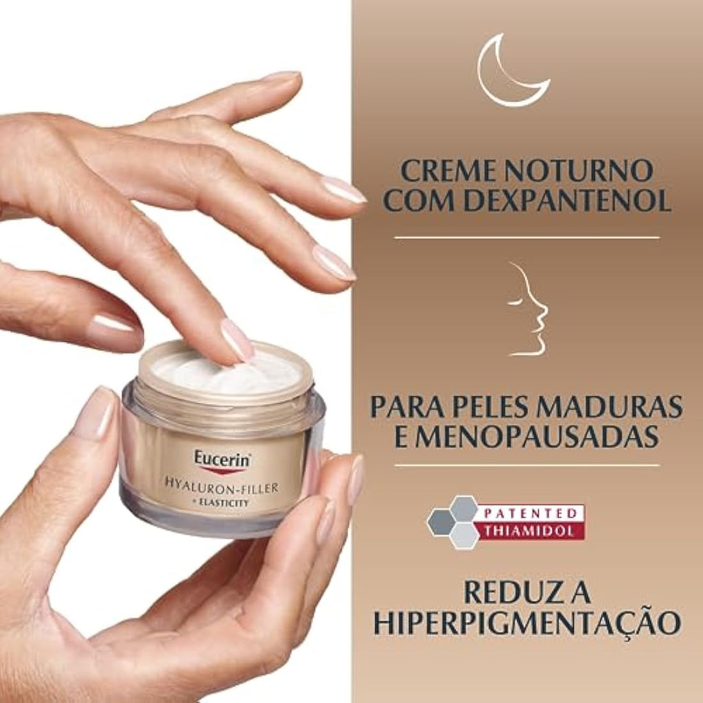 Eucerin Hyaluron-Filler + Elasticity Night Cream – 50ml Anti-Aging Care