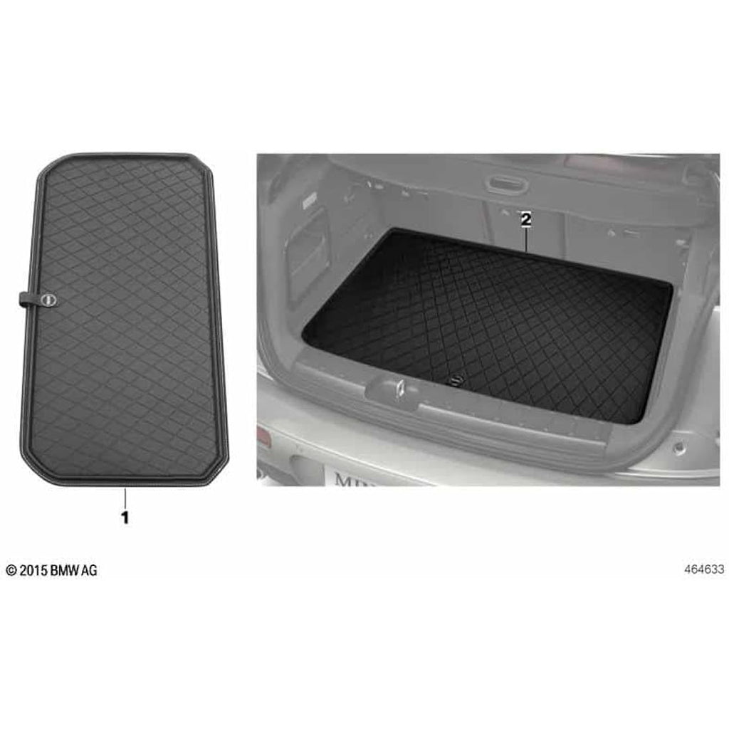 MINI Genuine Fitted Luggage Compartment Mat - Essential Black (F56)