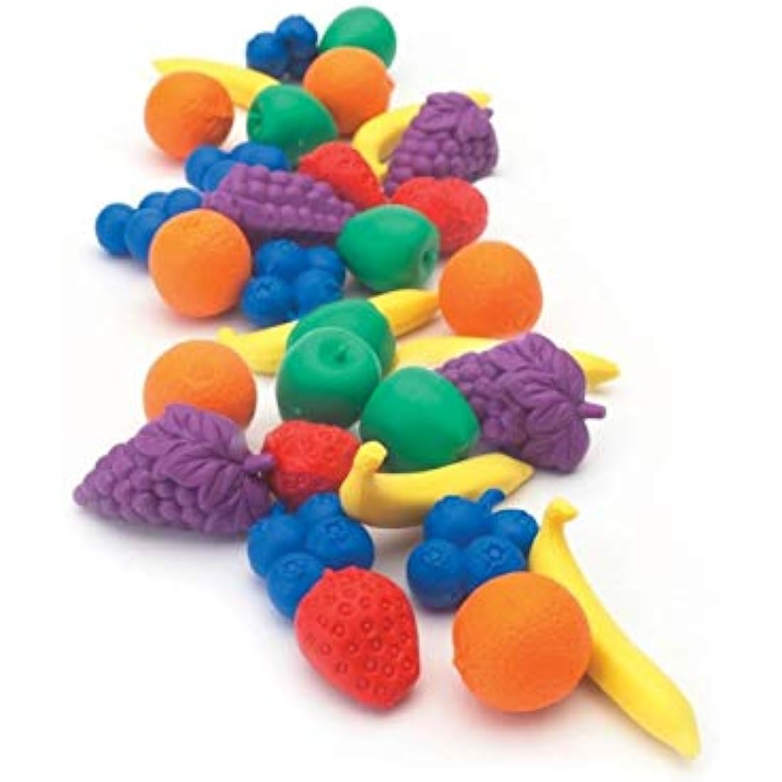 Jolof Store Fruit Sorting Counters - 24 Pk Montessori Maths Toy