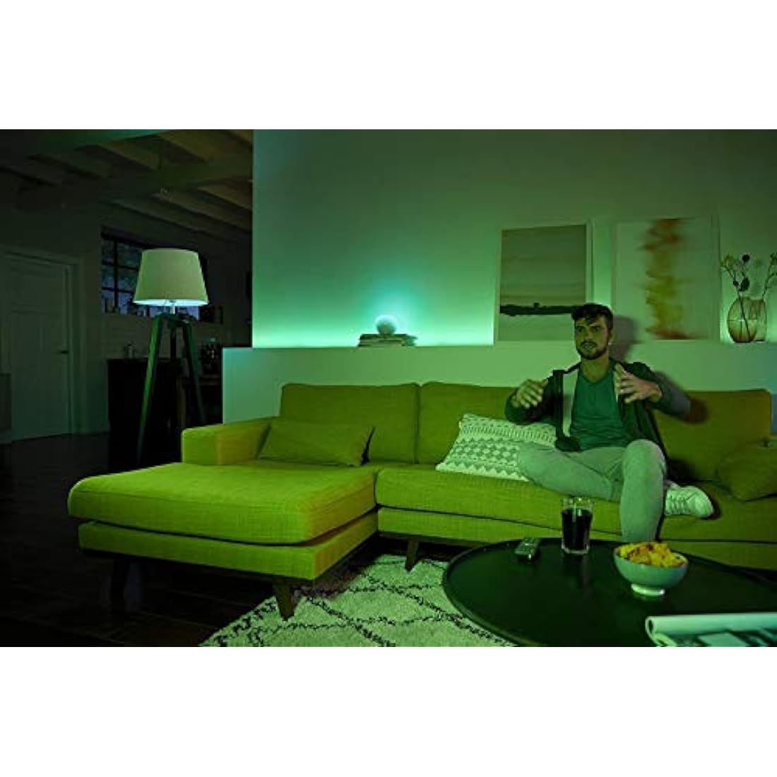 Philips Hue White and Color Ambiance E27 Smart Bulb Twin Pack | Bridge