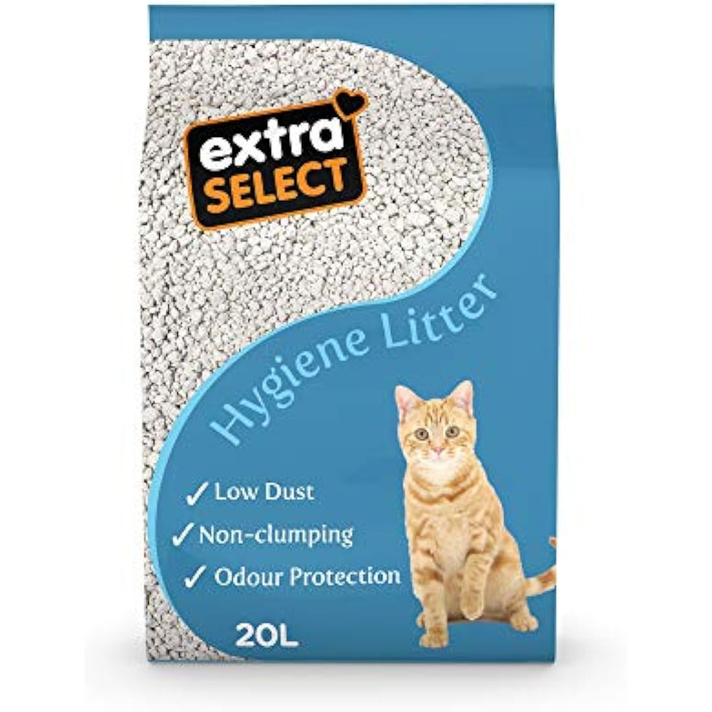 Extra Select Non-Clumping Cat Litter | Calcium Silicate Odour Control 20L