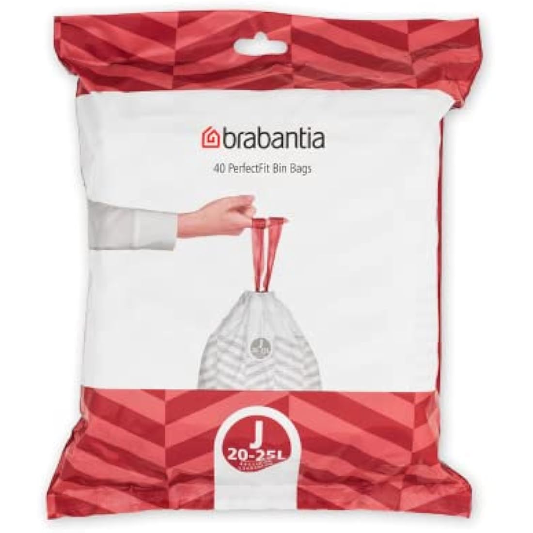 Brabantia PerfectFit Bin Liners Size J (23L) – Extra Strong Trash Bags