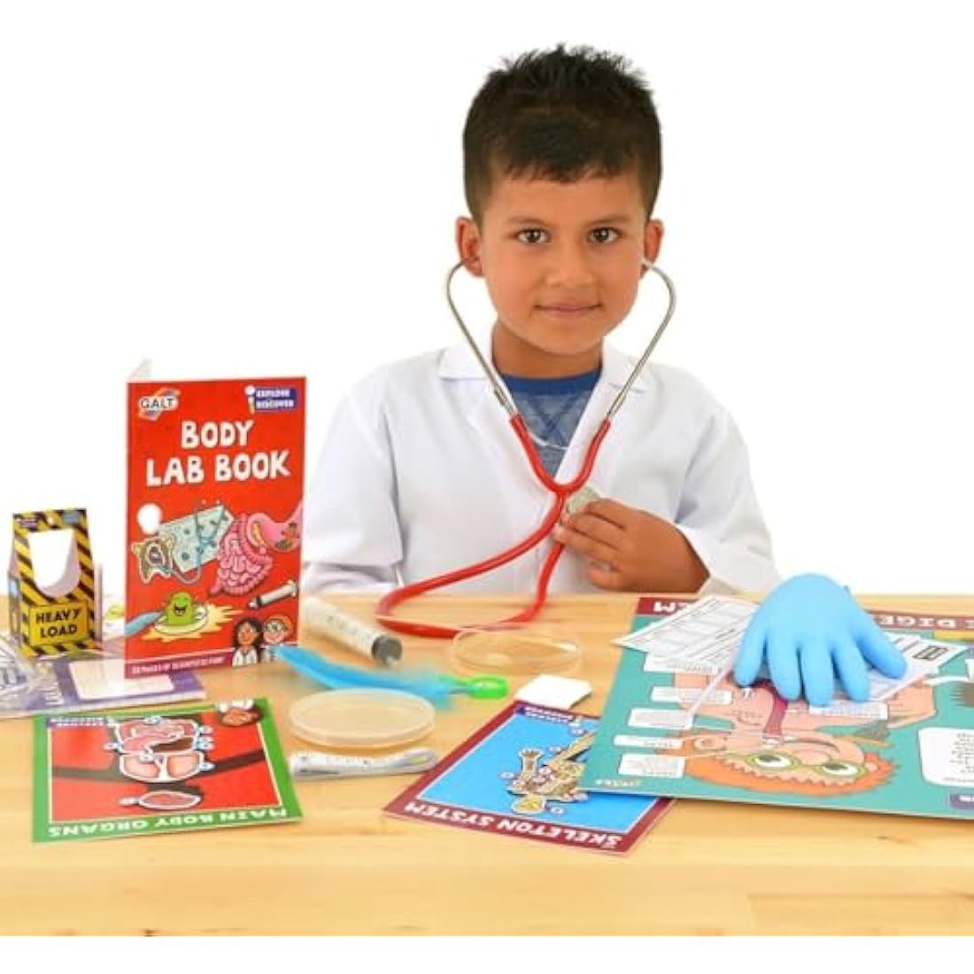 Galt Giant Science Lab – 30 STEM Experiments Kit with Lab Coat