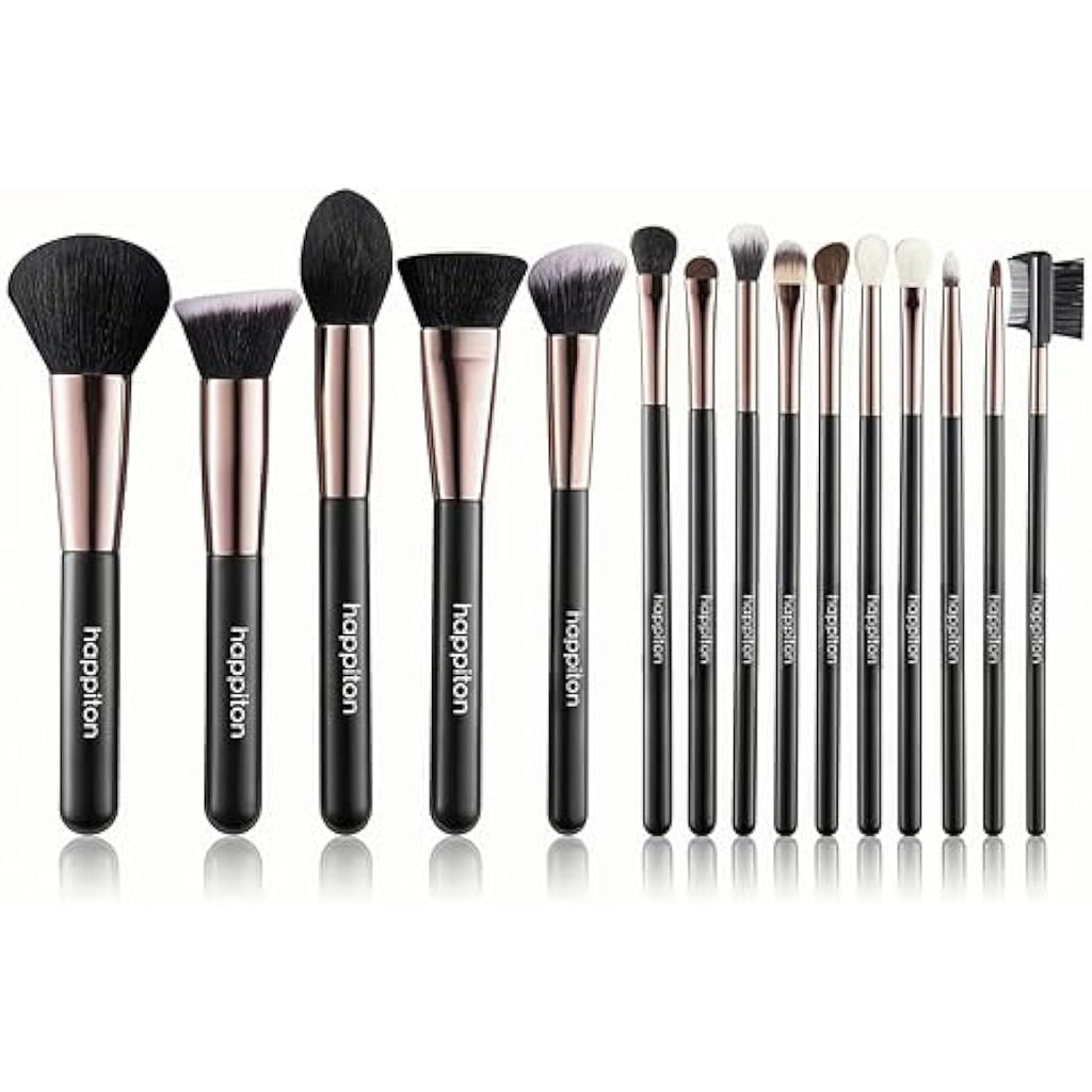 17PCS Professional Makeup Brush Set with Rotating Holder
