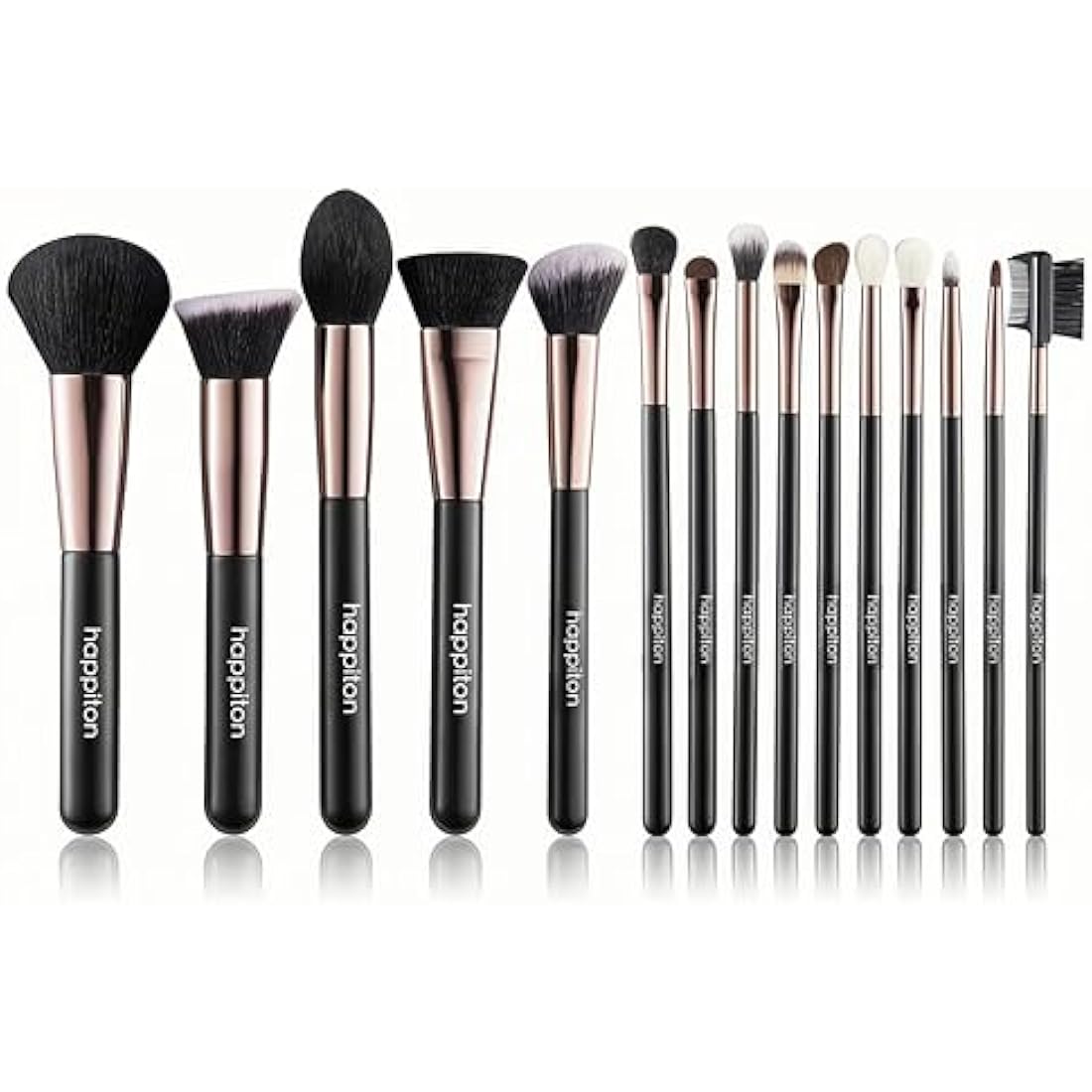 17PCS Professional Makeup Brush Set with Rotating Holder