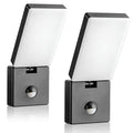 SEBSON Outdoor LED Wall Lights with PIR Motion Sensor - IP65 15W - 2 Pack
