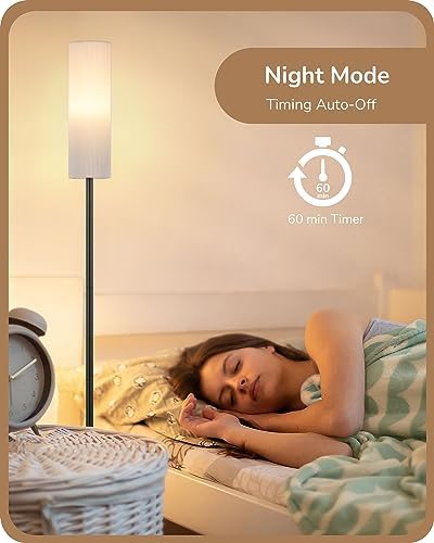 EDISHINE LED Floor Lamp – Dimmable Standing Lamp with Remote Control