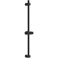 DERW Black Shower Riser Rail | Adjustable Stainless Steel Slide Bar, 70cm