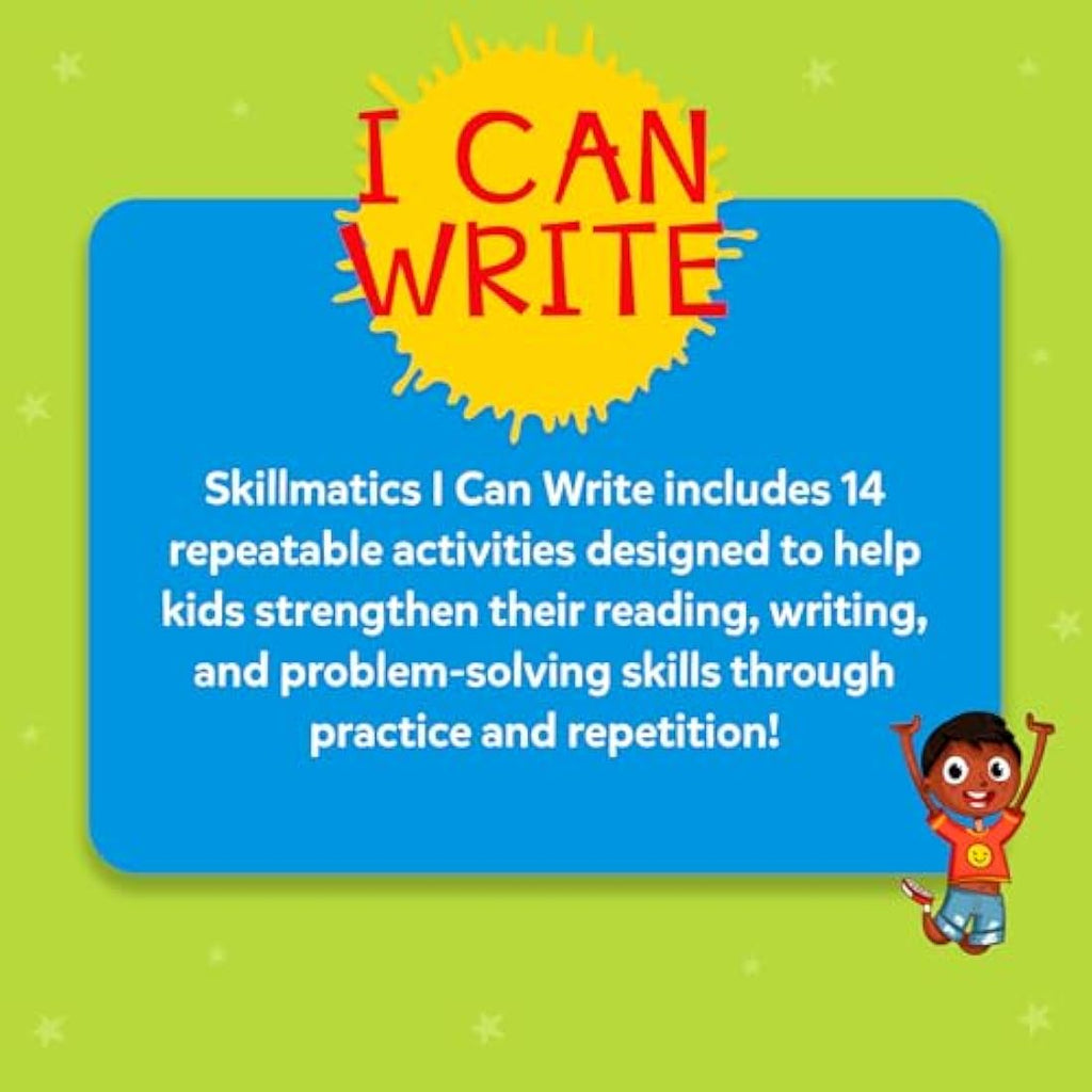 Skillmatics I Can Write - Reusable Preschool Writing Activity Mats