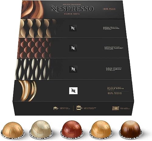 Nespresso Vertuo Barista Creations Coffee Capsules Assortment - 50 Pods