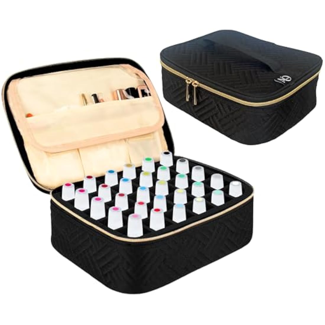 Obsessions by Nyda Nail Polish Organiser Bag - 30 Bottle Travel Case