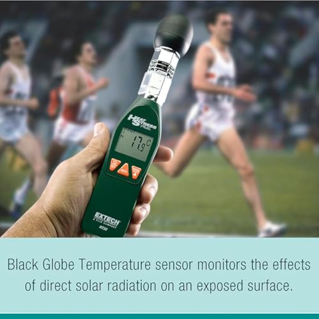 Extech HT30 Heat Stress WBGT Meter | RS-232 Interface & Humidity Sensor