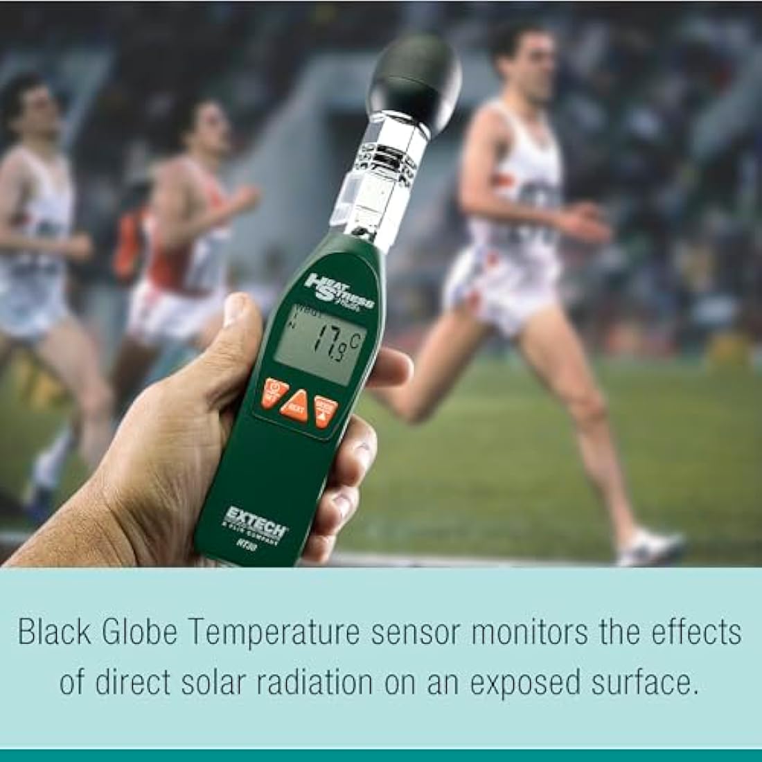 Extech HT30 Heat Stress WBGT Meter | RS-232 Interface & Humidity Sensor
