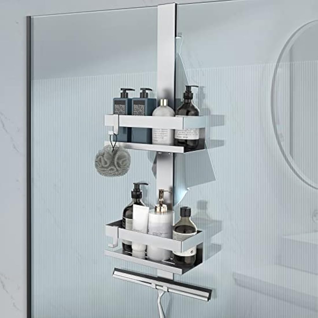Hanging Shower Caddy | SUS304 Stainless Steel Over Door Shelf