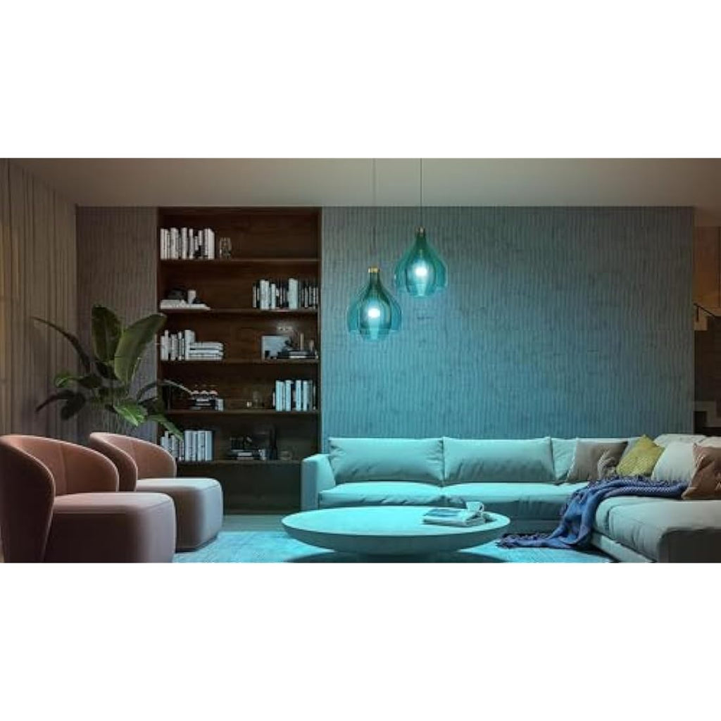 Philips Hue White & Colour Ambiance E27 Smart Bulbs - 2 Pack