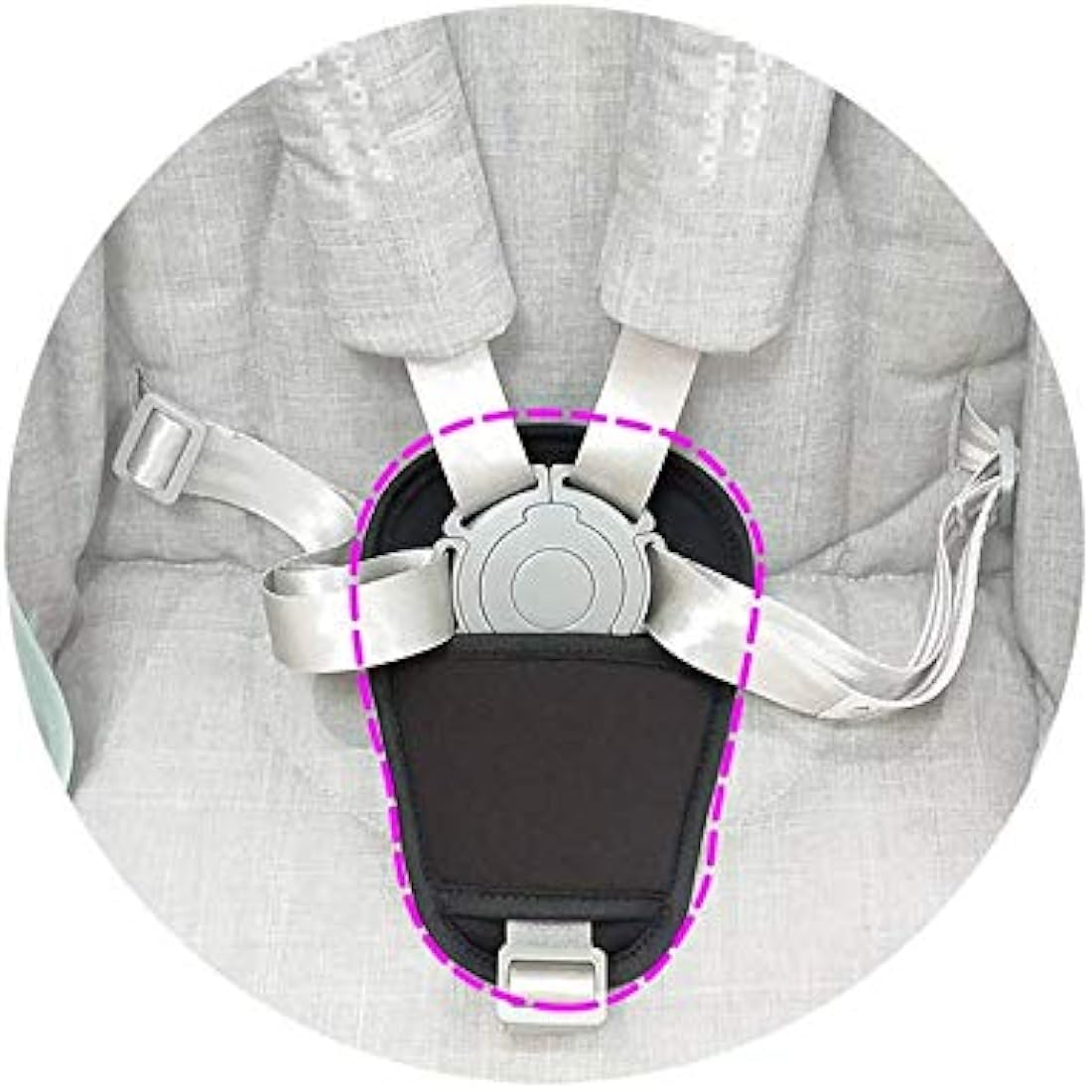 Universal Baby Stroller Car Seat Belt Crotch Pads - 2 Piece
