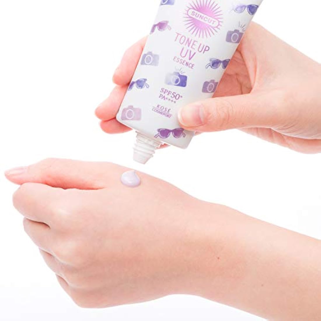 KOSE Suncut Tone Up UV Essence SPF 50+ Brightening Sunscreen 80g