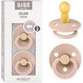 BIBS Colour Pacifier 2-Pack | Natural Rubber Latex Soother, 6-18 Months