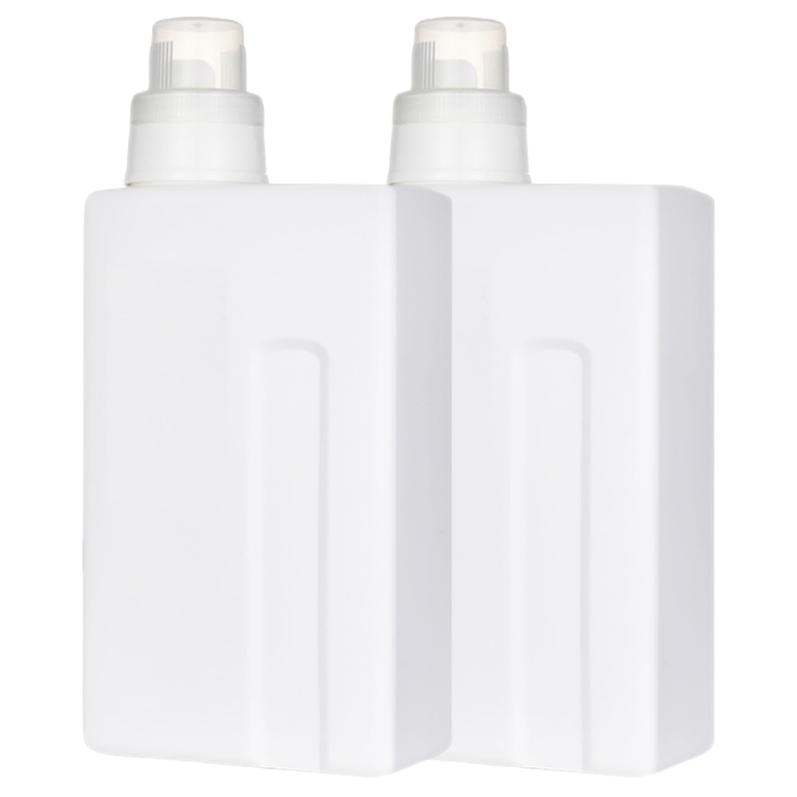 Zerodeko 1000ml Laundry Detergent Dispenser – Leak-Proof PE Bottle, 2PCS