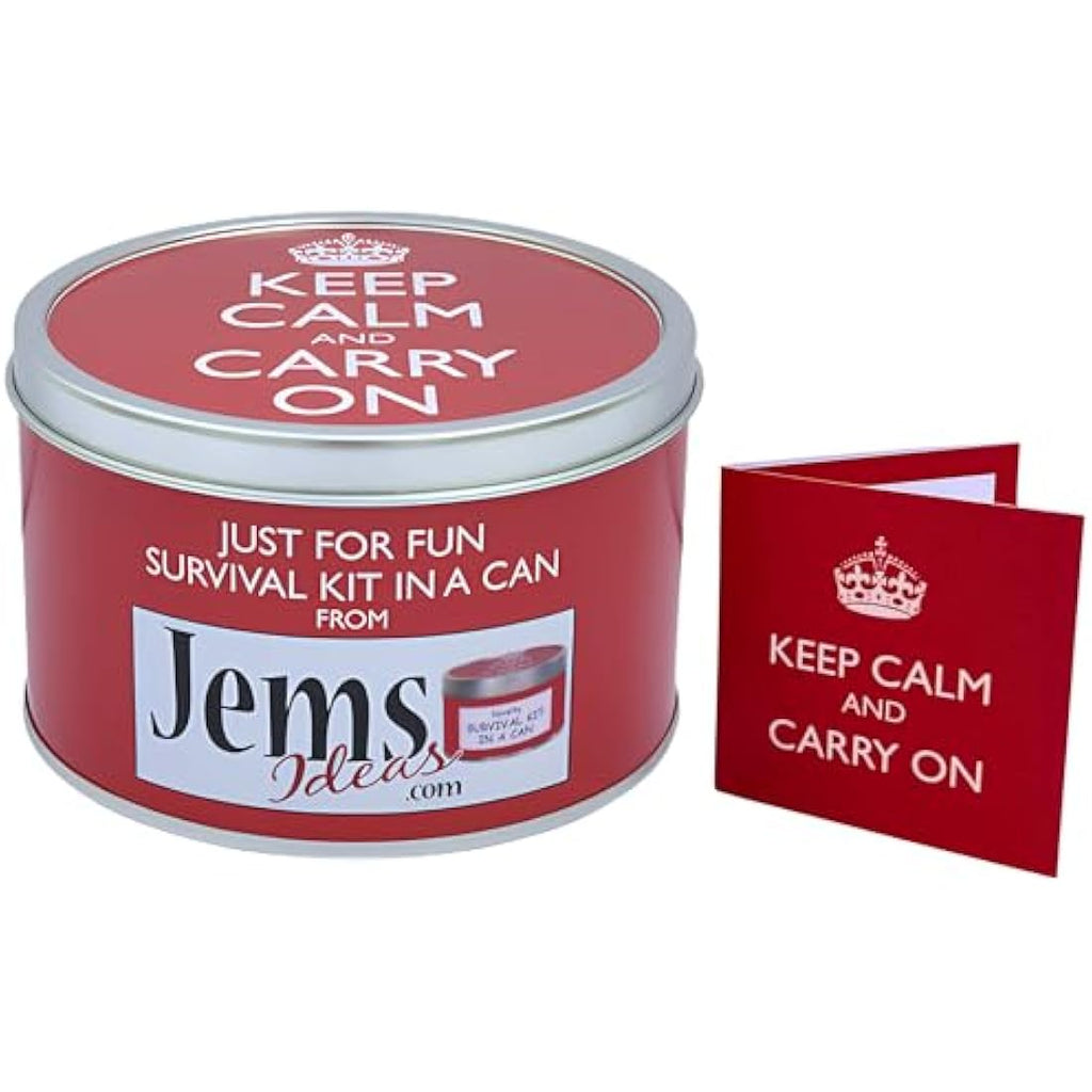 Keep Calm & Carry On Survival Kit - Funny Novelty Gift Set