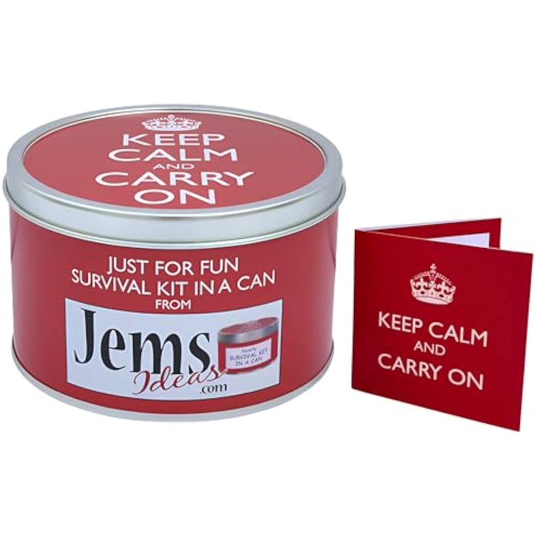 Keep Calm & Carry On Survival Kit - Funny Novelty Gift Set