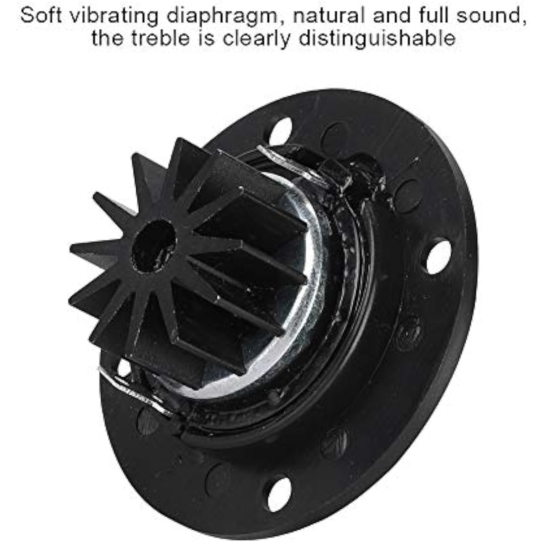 Socobeta 2Pcs HiFi Silk Film Dome Tweeter - 30W 6Ω Treble Loudspeaker