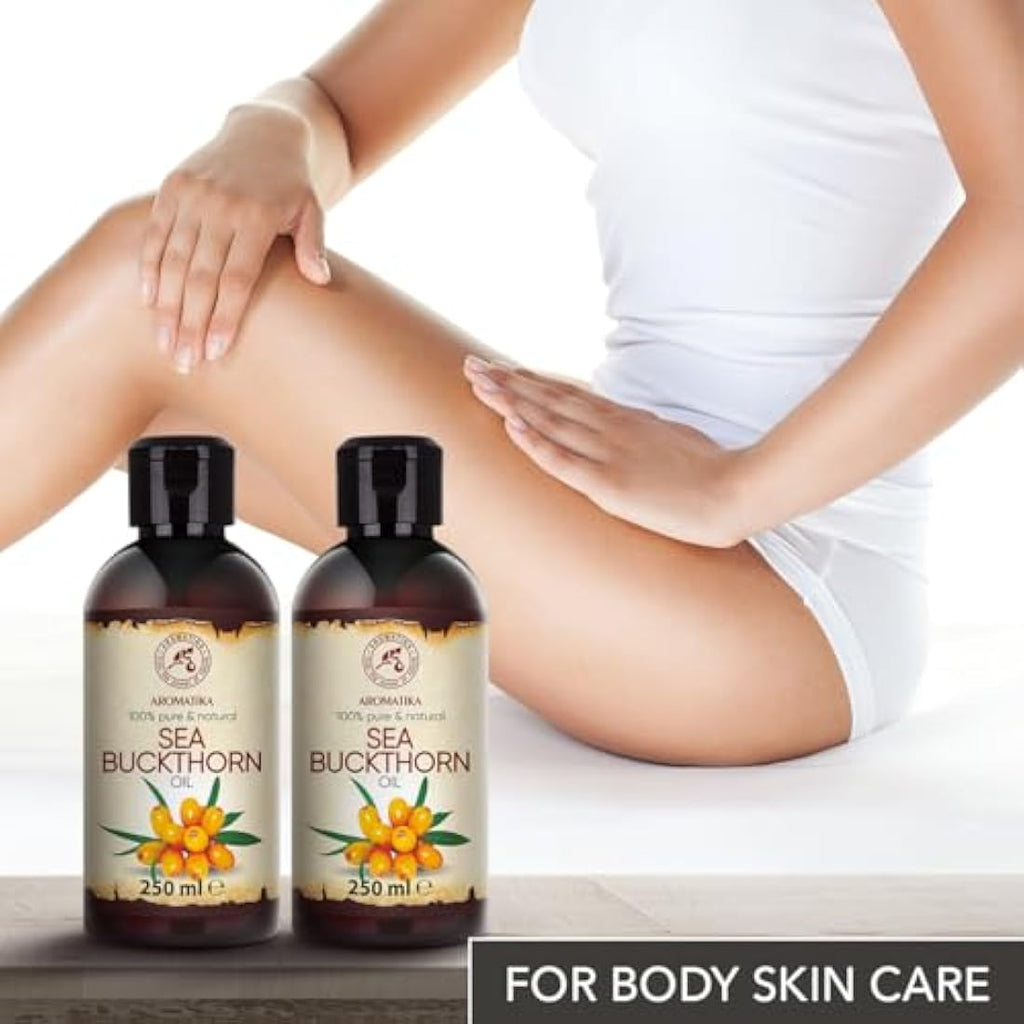 Sea Buckthorn Oil – 100% Pure Cold Pressed Set (2x250ml)