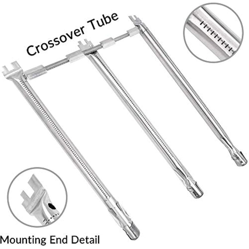 LOKHING Stainless Grill Burner Tube for Weber Spirit 300 Series