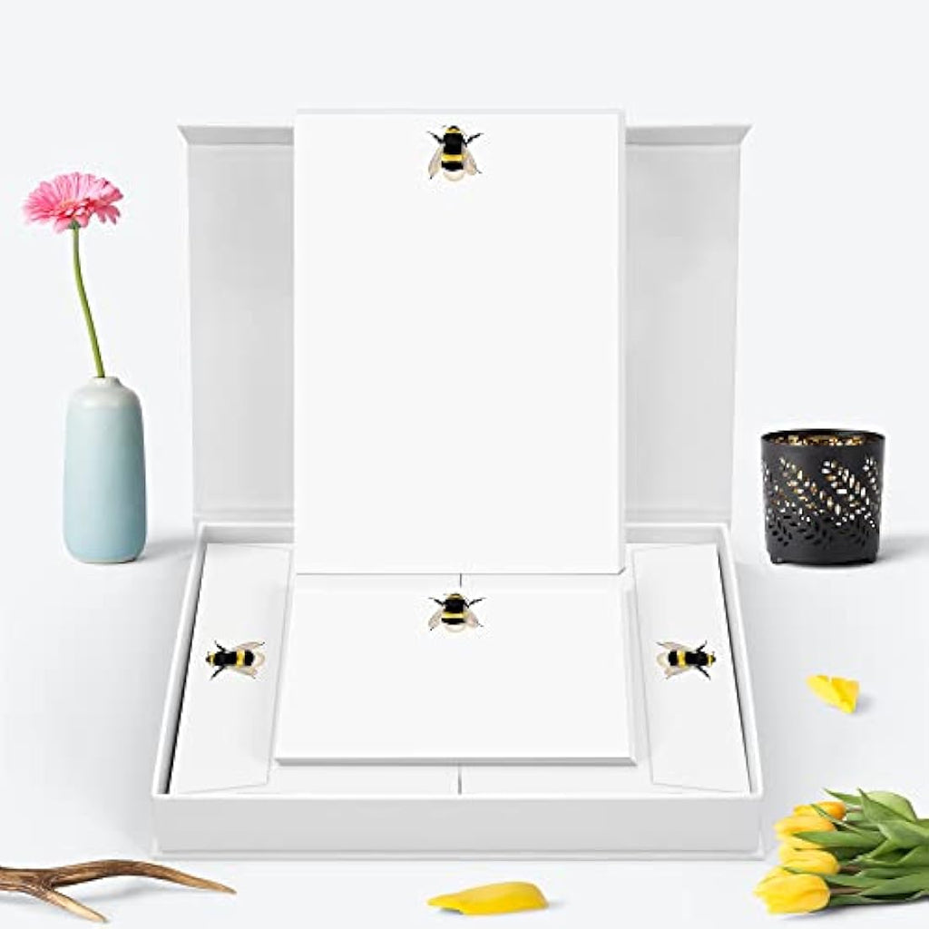 Me Loovely Bumble Bee Stationery Set - A5 Letter Paper & Notecards, 60pc