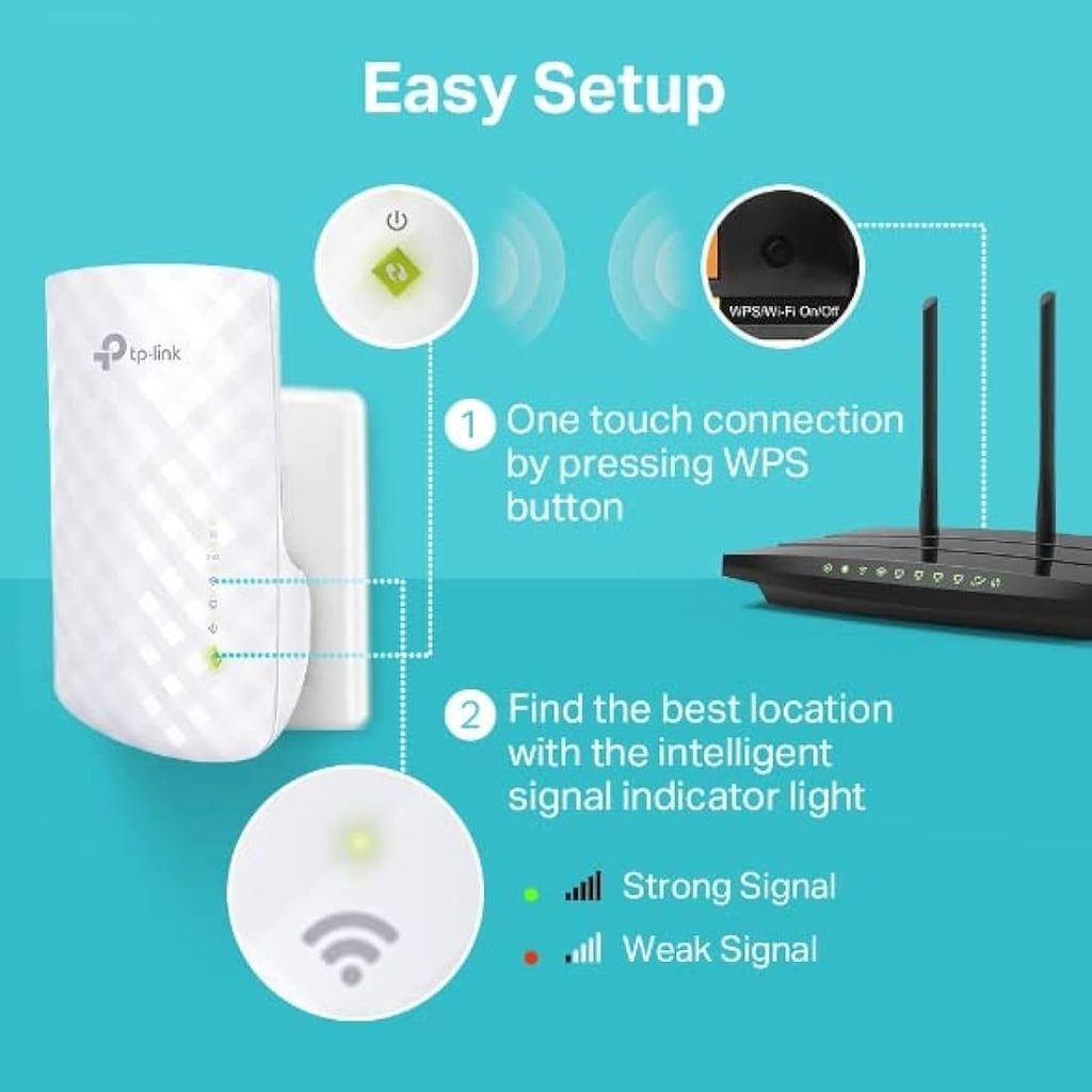 TP-Link RE220 AC750 Dual-Band WiFi Extender and Range Booster