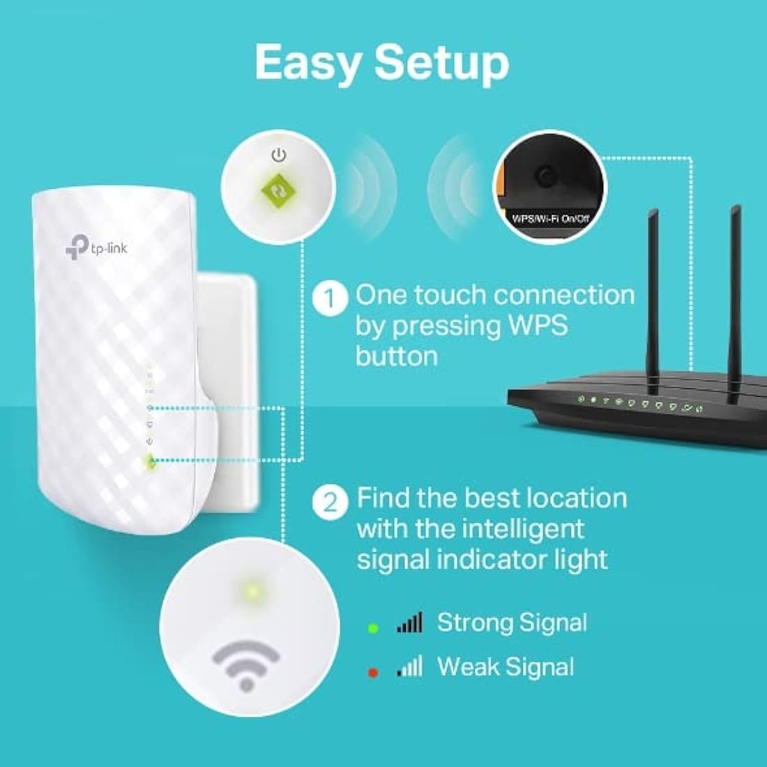 TP-Link RE220 AC750 Dual-Band WiFi Extender and Range Booster