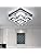 Modern Crystal LED Flush Mount Chandelier – 11.8" Cool White